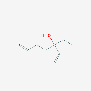 molecular formula C10H18O B14518421 3-(Propan-2-yl)hepta-1,6-dien-3-ol CAS No. 62471-32-3