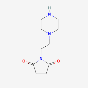 B1451848 1-[2-(Piperazin-1-yl)ethyl]pyrrolidine-2,5-dione CAS No. 34992-84-2