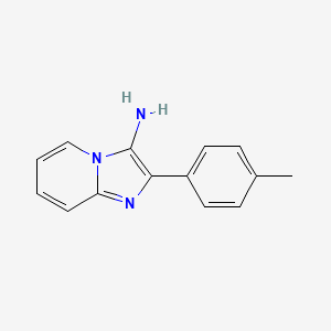 molecular formula C14H13N3 B1451851 2-(4-Methylphenyl)imidazo[1,2-a]pyridin-3-amine CAS No. 80493-72-7