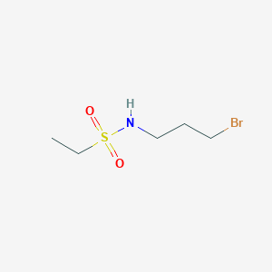 molecular formula C5H12BrNO2S B1451863 N-(3-bromopropyl)ethane-1-sulfonamide CAS No. 1094331-66-4
