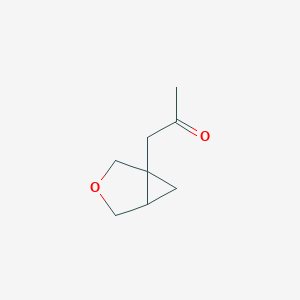 molecular formula C8H12O2 B145187 1-(3-Oxabicyclo[3.1.0]hexan-1-yl)-2-propanone CAS No. 138042-39-4