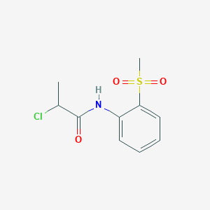 2-chloro-N-(2-methanesulfonylphenyl)propanamide
