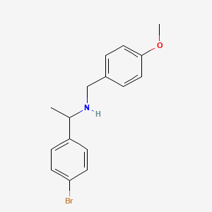 1-(4-bromophenyl)-N-(4-methoxybenzyl)ethanamine