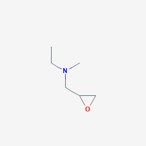 molecular formula C6H13NO B1451885 Ethyl(methyl)(oxiran-2-ylmethyl)amine CAS No. 1094891-40-3