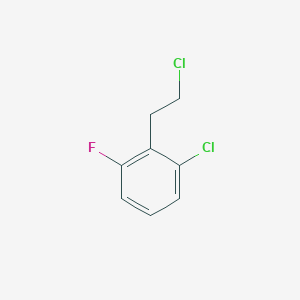 molecular formula C8H7Cl2F B1451890 1-Chloro-2-(2-chloroethyl)-3-fluorobenzene CAS No. 958027-86-6