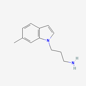3-(6-methyl-1H-indol-1-yl)propan-1-amine