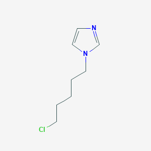 molecular formula C8H13ClN2 B1451897 1-(5-chloropentyl)-1H-imidazole CAS No. 1097807-13-0