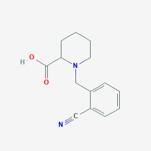 molecular formula C14H16N2O2 B1451898 1-(2-Cyanobenzyl)piperidine-2-carboxylic acid CAS No. 1218096-48-0