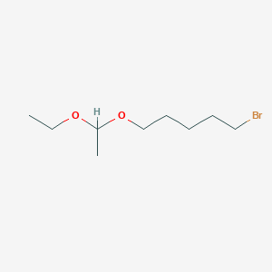 molecular formula C9H19BrO2 B14519105 1-Bromo-5-(1-ethoxyethoxy)pentane CAS No. 62466-69-7