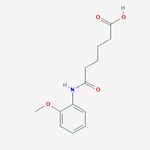 molecular formula C13H17NO4 B1451922 5-[(2-Methoxyphenyl)carbamoyl]pentanoic acid CAS No. 1157041-79-6