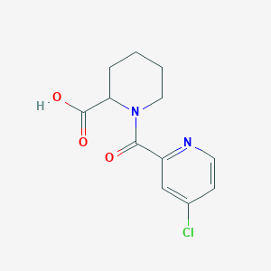 1-[(4-Chloro-2-pyridinyl)carbonyl]-2-piperidinecarboxylic acid