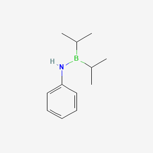 molecular formula C12H20BN B14519252 N-Phenyl-1,1-di(propan-2-yl)boranamine CAS No. 62824-76-4