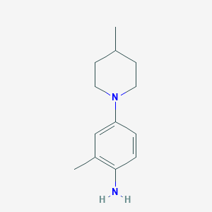 2-Methyl-4-(4-methyl-1-piperidinyl)aniline