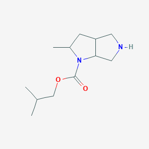 B1451930 2-Methylpropyl 2-methyl-octahydropyrrolo[2,3-c]pyrrole-1-carboxylate CAS No. 1218288-32-4