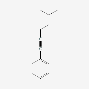 molecular formula C13H16 B14519311 (5-Methylhex-1-YN-1-YL)benzene CAS No. 62707-15-7