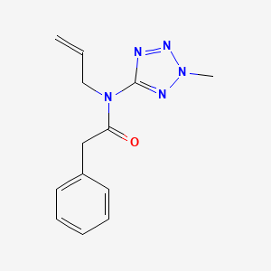 molecular formula C13H15N5O B14519342 N-(2-Methyl-2H-tetrazol-5-yl)-2-phenyl-N-(prop-2-en-1-yl)acetamide CAS No. 62400-34-4