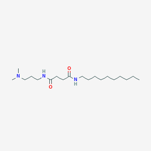 molecular formula C19H39N3O2 B14519460 N~1~-Decyl-N~4~-[3-(dimethylamino)propyl]butanediamide CAS No. 62417-30-5