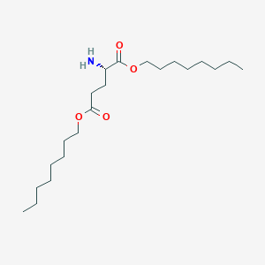 molecular formula C21H41NO4 B14519632 Dioctyl L-glutamate CAS No. 62765-51-9