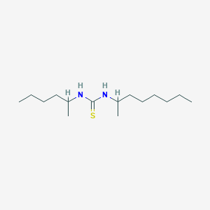 molecular formula C15H32N2S B14519724 N-Hexan-2-yl-N'-octan-2-ylthiourea CAS No. 62549-37-5