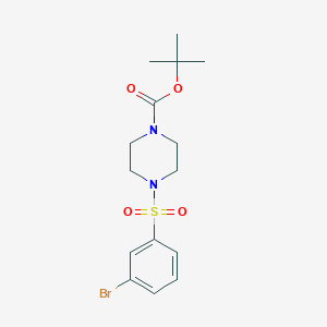 4-(3-Bromo-benzenesulfonyl)-piperazine-1-carboxylic acid tert-butyl ester
