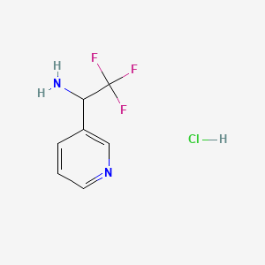 2,2,2-Trifluoro-1-(pyridin-3-yl)ethanamine hydrochloride