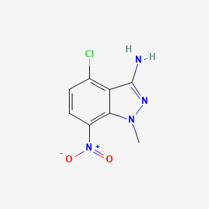 4-chloro-1-methyl-7-nitro-1H-indazol-3-amine