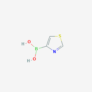 molecular formula C3H4BNO2S B1451981 Thiazol-4-ylboronic acid CAS No. 1016642-07-1