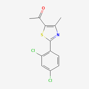 1-[2-(2,4-Dichlorophenyl)-4-methyl-1,3-thiazol-5-yl]-1-ethanone