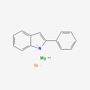 molecular formula C14H10BrMgN B14519874 magnesium;2-phenylindol-1-ide;bromide CAS No. 62454-46-0