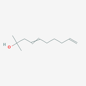 molecular formula C11H20O B14519930 2-Methyldeca-4,9-dien-2-ol CAS No. 62509-11-9