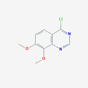 molecular formula C10H9ClN2O2 B1451997 4-Chloro-7,8-dimethoxyquinazoline CAS No. 211320-77-3