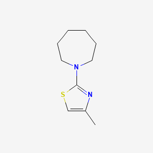 molecular formula C10H16N2S B1452012 1-(4-Methyl-1,3-thiazol-2-YL)azepane CAS No. 1160264-31-2