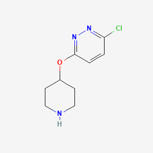 3-Chloro-6-(4-piperidyloxy)pyridazine