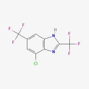 7-Chloro-2,5-bis(trifluoromethyl)benzimidazole