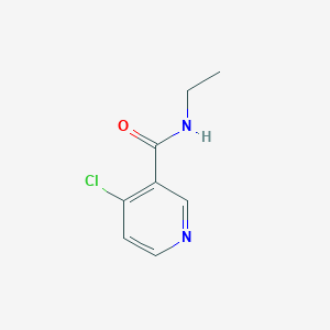 molecular formula C8H9ClN2O B14520282 4-Chloro-N-ethylpyridine-3-carboxamide CAS No. 62458-80-4