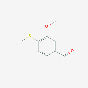 1-[3-Methoxy-4-(methylsulfanyl)phenyl]ethan-1-one