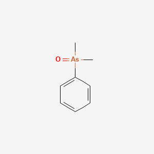 molecular formula C8H11AsO B14520367 Dimethylphenylarsine oxide CAS No. 62964-84-5