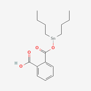 molecular formula C16H23O4Sn B14520373 Dibutyl[(2-carboxybenzoyl)oxy]stannyl CAS No. 62436-58-2