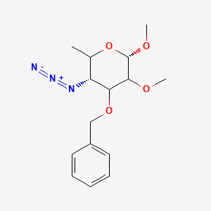 Methyl 4-Azido-4,6-dideoxy-2-O-methyl-3-O-benzyl-alpha-D-glucopyranoside