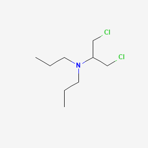 molecular formula C9H19Cl2N B14520399 N-(1,3-Dichloropropan-2-yl)-N-propylpropan-1-amine CAS No. 62487-07-4