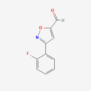 3-(2-Fluoro-phenyl)-isoxazole-5-carbaldehyde