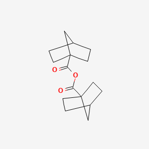 molecular formula C16H22O3 B14520571 Bicyclo[2.2.1]heptane-1-carboxylic anhydride CAS No. 62958-72-9