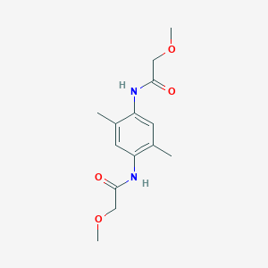 2-Methoxy-N-[4-[(2-methoxyacetyl)amino]-2,5-dimethylphenyl]acetamide
