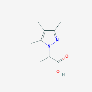 2-(3,4,5-Trimethyl-1H-pyrazol-1-yl)propanoic acid