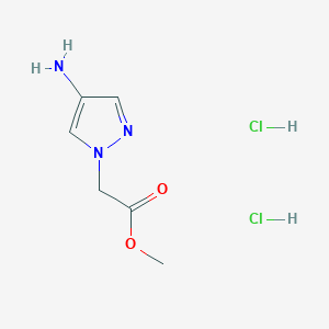 methyl 2-(4-amino-1H-pyrazol-1-yl)acetate dihydrochloride