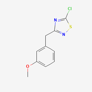 5-Chloro-3-[(3-methoxyphenyl)methyl]-1,2,4-thiadiazole