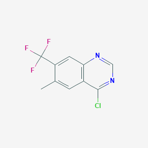 4-Chloro-6-methyl-7-(trifluoromethyl)quinazoline