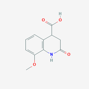 8-Methoxy-2-oxo-1,2,3,4-tetrahydroquinoline-4-carboxylic acid
