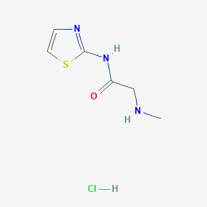 2-(methylamino)-N-(1,3-thiazol-2-yl)acetamide hydrochloride