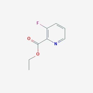 molecular formula C8H8FNO2 B1452081 Ethyl 3-fluoropyridine-2-carboxylate CAS No. 1187732-69-9
